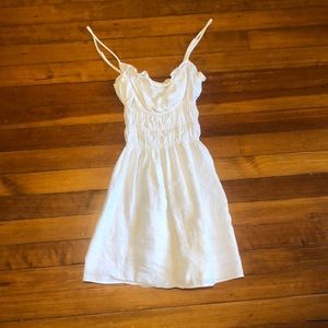 Romantic linen Reformation dress